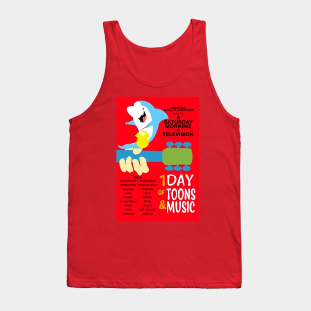 Toonstock Jabberjaw Tank Top by TechnoRetroDads